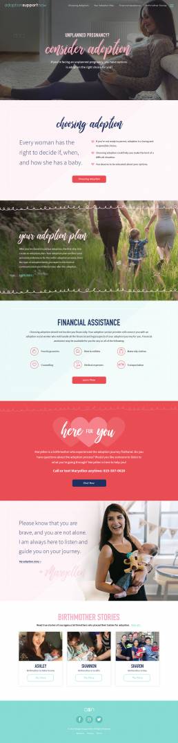 Adoption Support Now Responsive Web Design