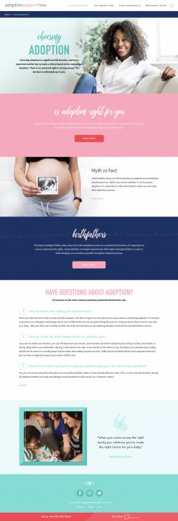 Adoption Support Now Responsive Web Design