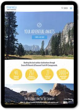 RVontheGo Responsive Web Design