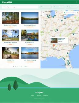 CampUSA Responsive Web Design