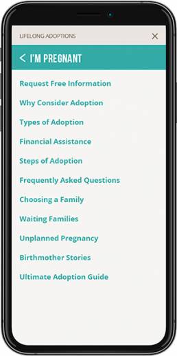 LifeLong Adoptions Responsive Web Design
