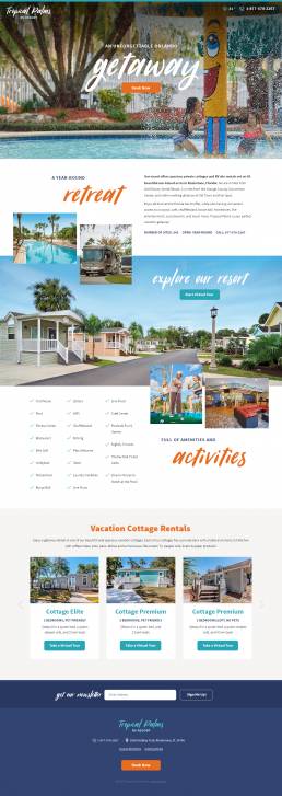 Tropical Palms Responsive Web Design